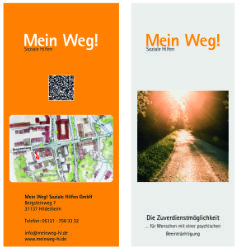 Flyer für Klienten